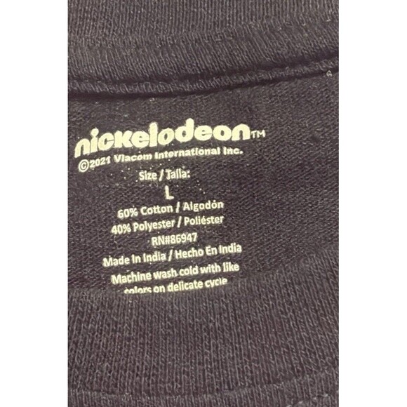 Nickelodeon CATDOG RETRO Graphic Black Unisex Cartoon Graphic T Shirt sz Large - Picture 5 of 7